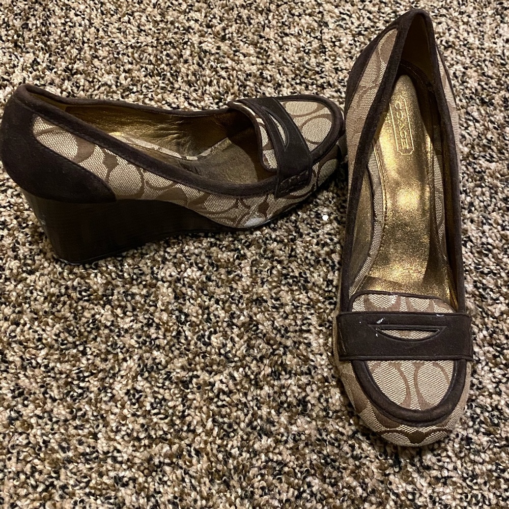 Coach Wedges size 7.5